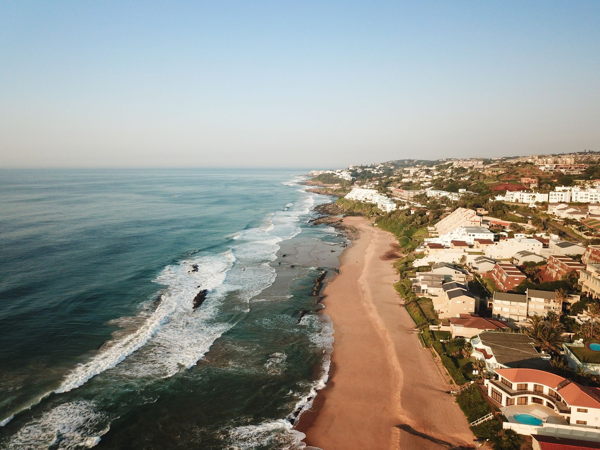 South African coastal landscape at dusk